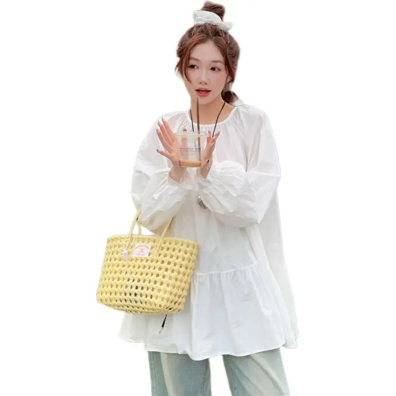 Mu Xiao Xin Long Sleeved Dress Women's-3