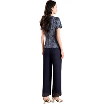 Mylan Casual Suits Women's Blue Gray