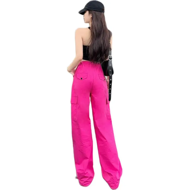7 SEVFUN Casual Pants Women's Rose Red-0