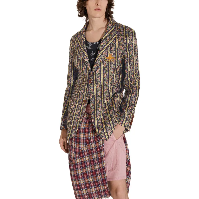 Vivienne Westwood Floral Striped Blazer-5