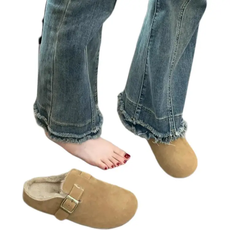 Qiao Anju Home Slippers Brown Gray-7