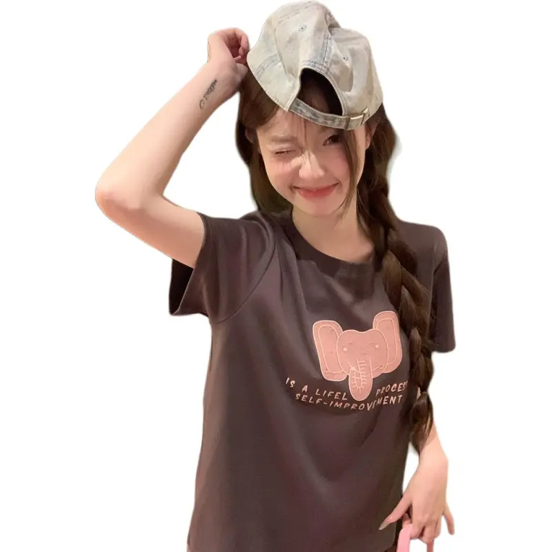 Mu Xiao Xin Set in Sleeve T Shirt Women's-3