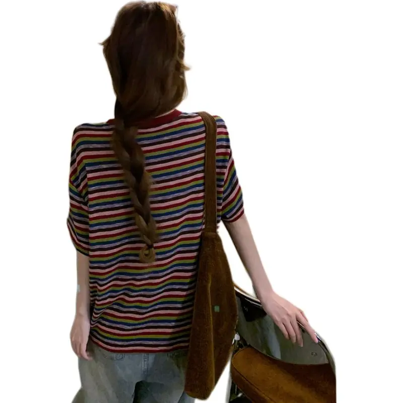 Dior Beauty T-Shirts Women's Stripes-6