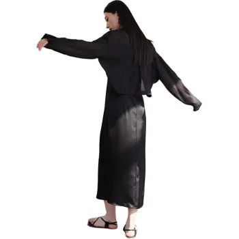 Yi Mengyuan Skirt Set Women's Black