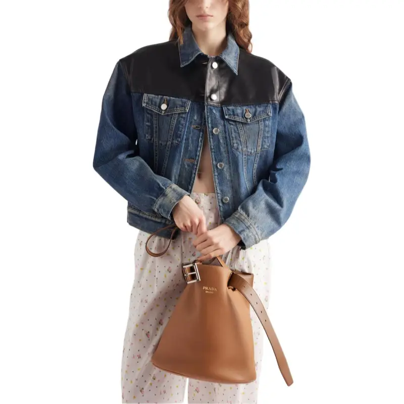 PRADA SS25 Jackets & Coats Women's Marine Blue-2