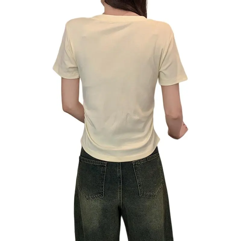 Mu Xiao Xin Set in Sleeve T Shirt Women's-9