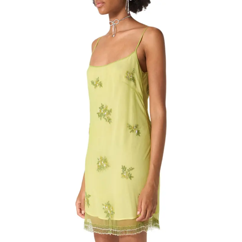 Blumarine Slip Dresses Women's Yellow-4