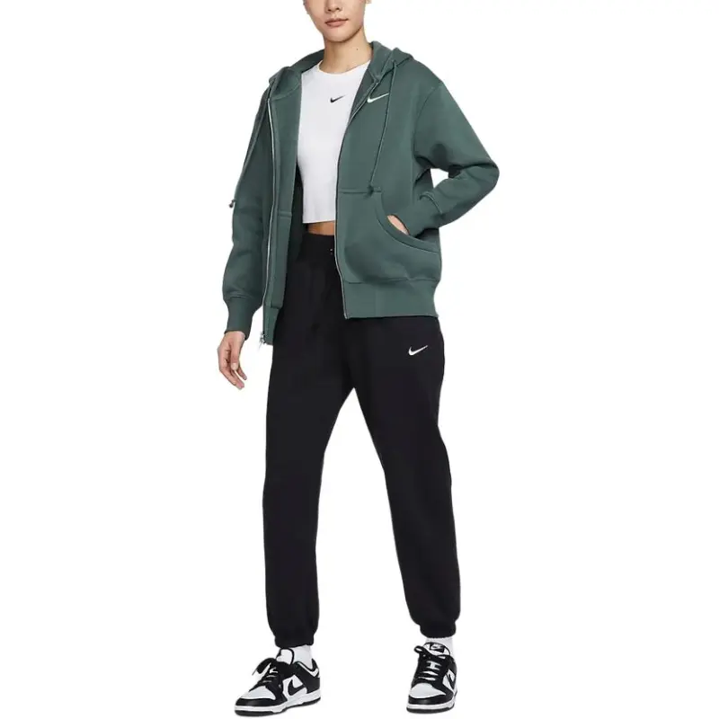 Nike Sportswear Phoenix Fleece Jackets & Coats Women's Vintage Green-2