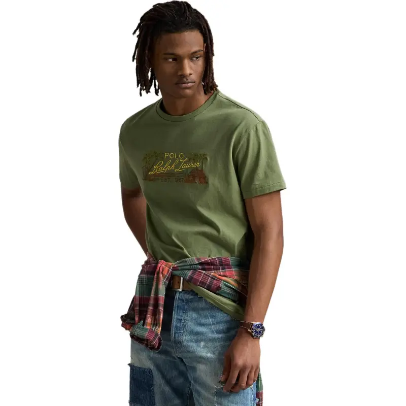 Polo Ralph Lauren T Shirt Men's Tree Green-2