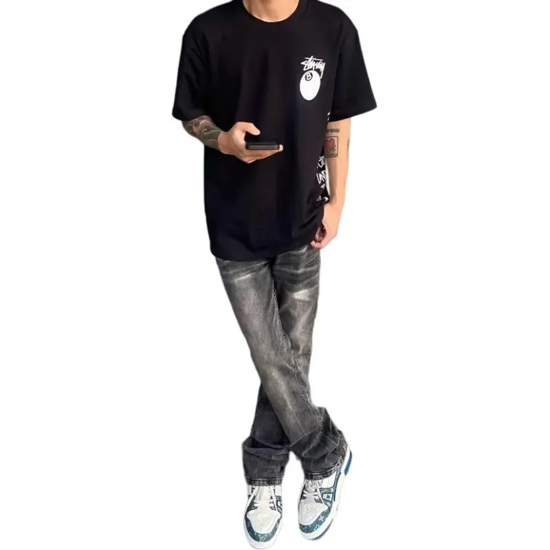 Weles Jeans Unisex Black Gray Color-1