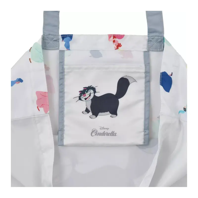 Disney Polyester Tote Bag Shopping Bag Handbag Women's Light Gray-5
