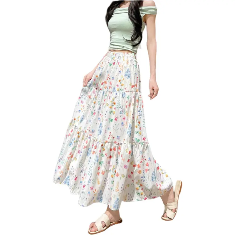 Mu Xiao Xin Casual Long Skirt Women's-2