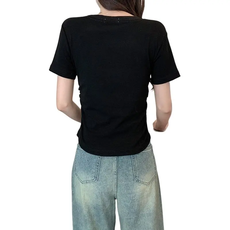 Mu Xiao Xin Set in Sleeve T Shirt Women's-4