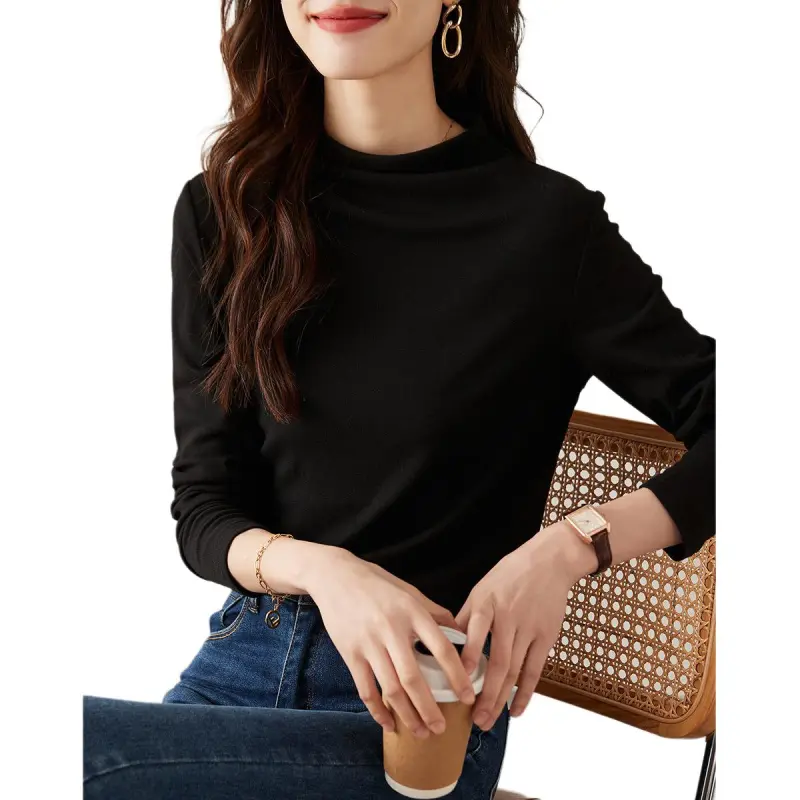 Mo Han Yi Mei Knitwear Women's Black-2
