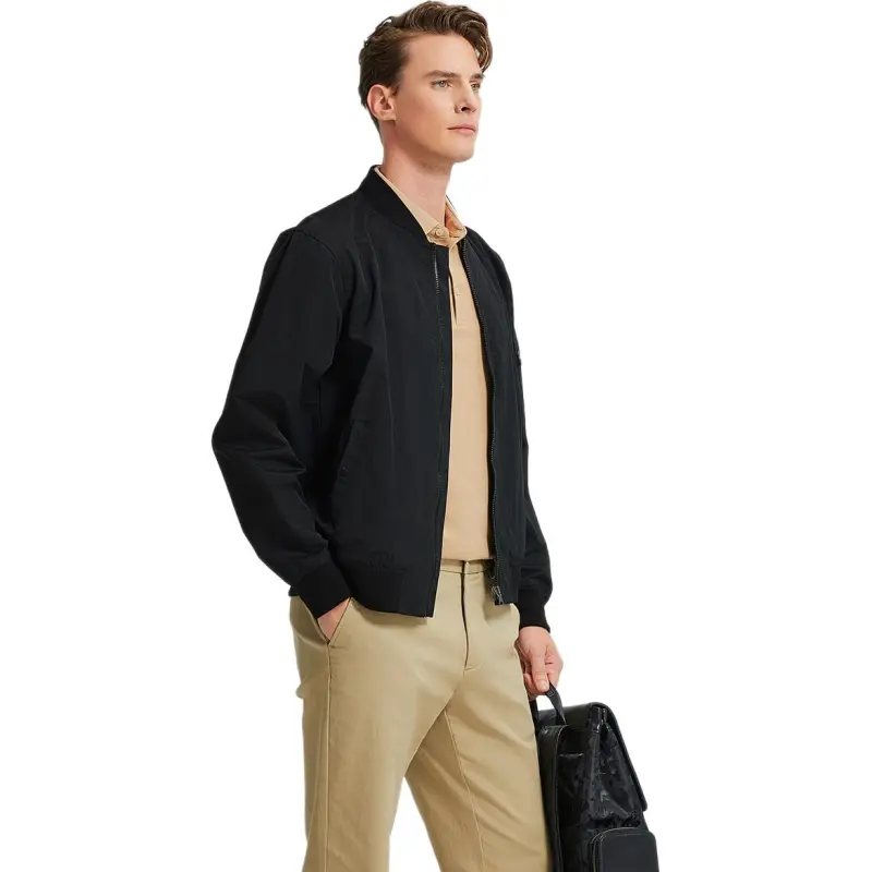 Hush Puppies Jacket Men's Pitch Black-2