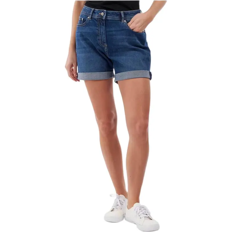 BARBOUR Denim Shorts Women's Blue-1