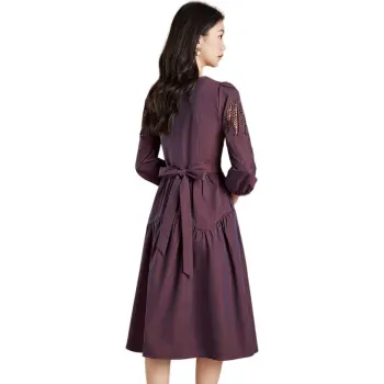Mylan Long Sleeved Dress Women's Purple