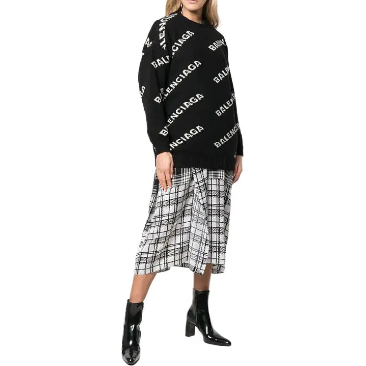 Balenciaga FW21 Sweater Women's Black-2