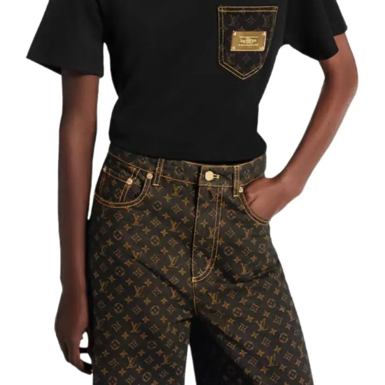 LOUIS VUITTON SS25 Regular T Shirt Women's Black-6