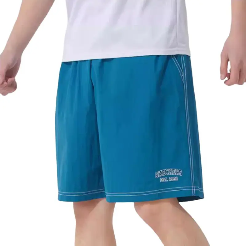 Skechers Sports Life Collection SS25 Sports Shorts Unisex Blue-3
