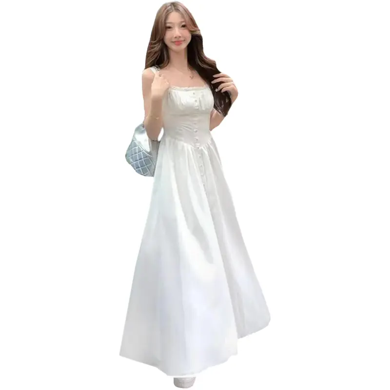 Dior Beauty Slip Dresses Women's White-1