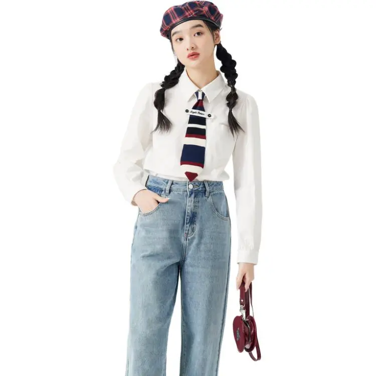 ZIHAN Shirts Women's White-1