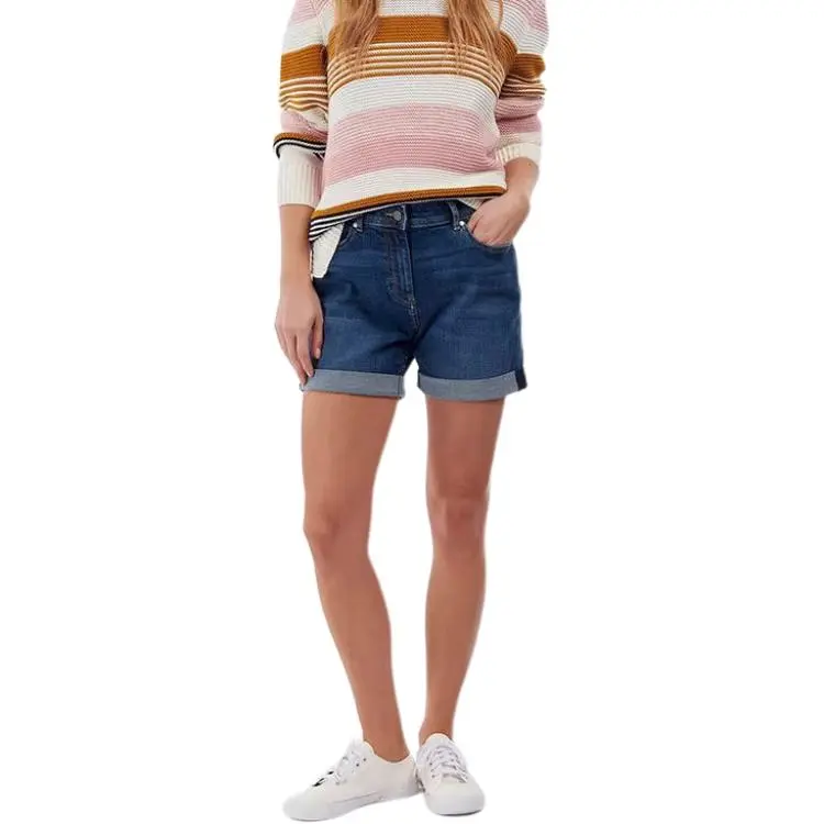 BARBOUR Denim Shorts Women's Blue-3