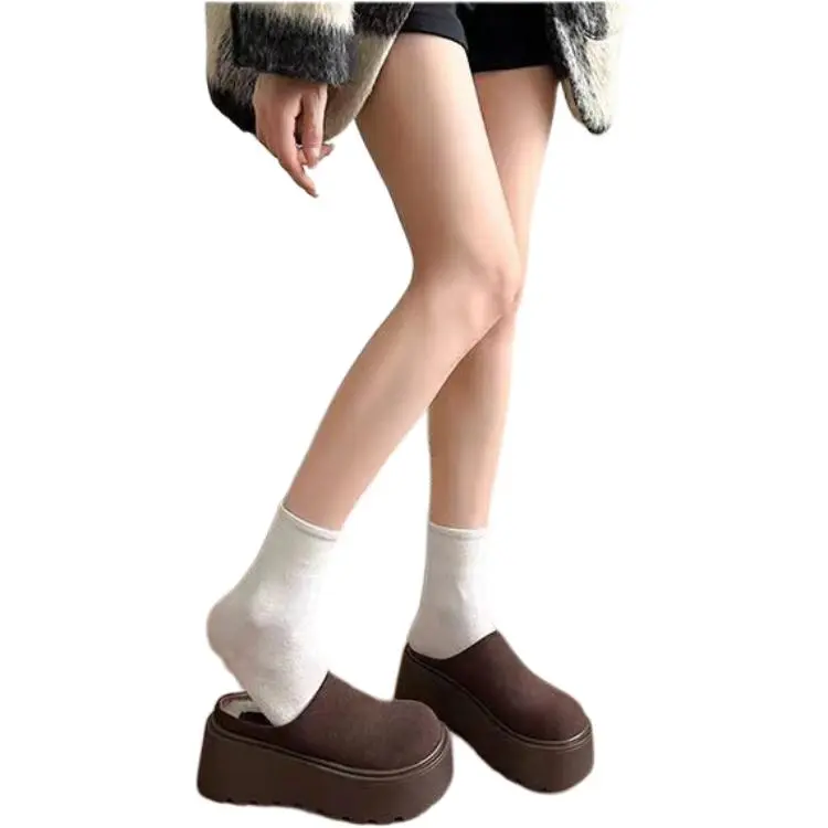 ALPLUME Women's Home Slippers Dark Brown Camel-3