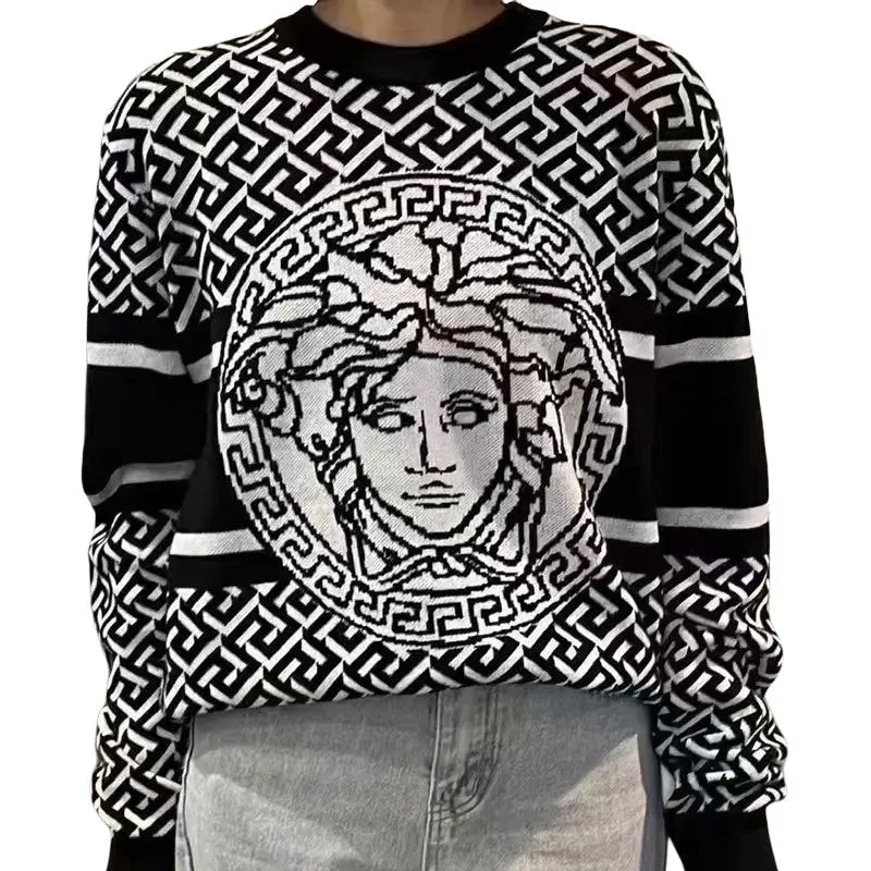 VERSACE FW23 Knitwear Men's Black-2