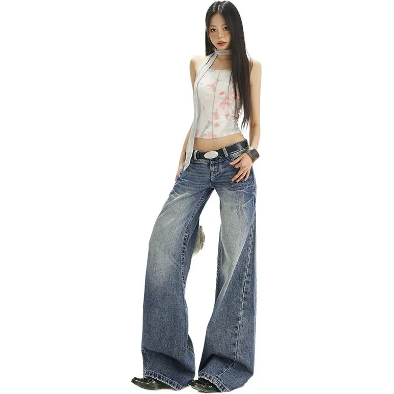 Kazakhstan Jeans Women's Dark Blue-2