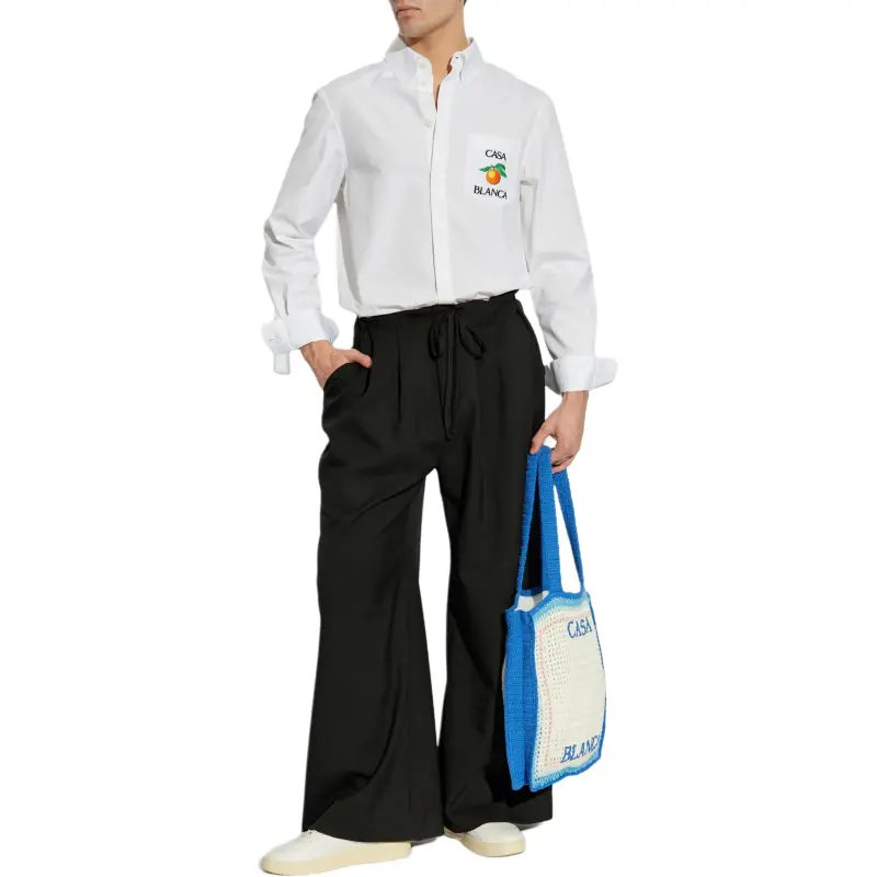 CASABLANCA Embroidered Shirt-3