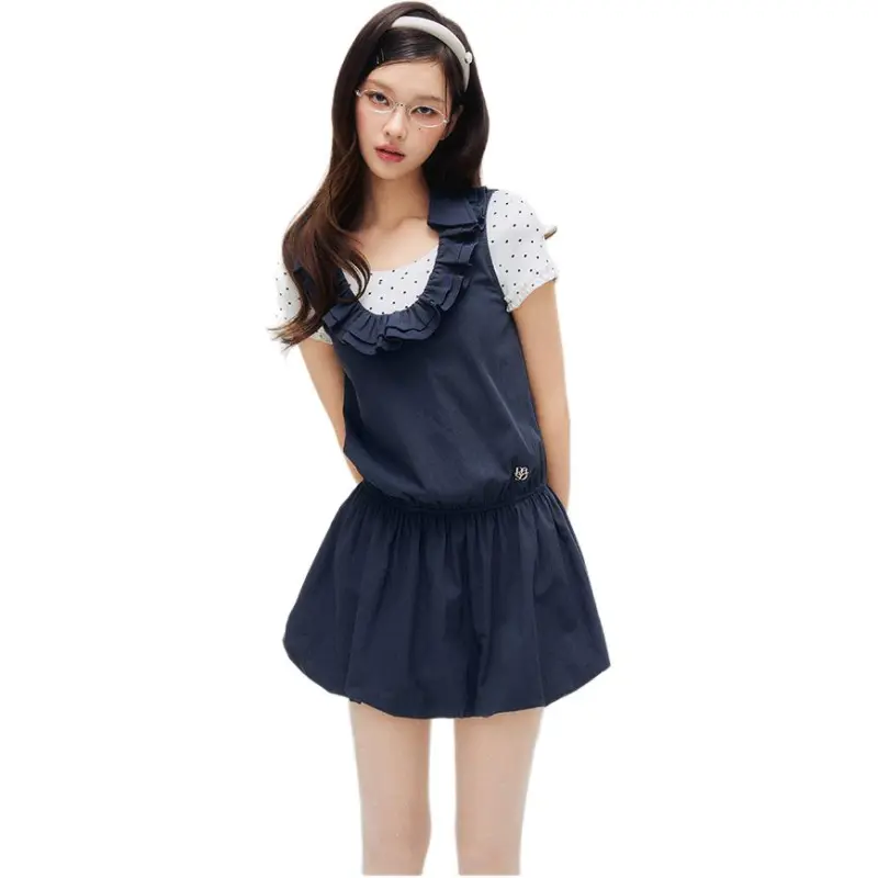 Mu Xiao Xin Two Piece Skirt Sets Women's-4