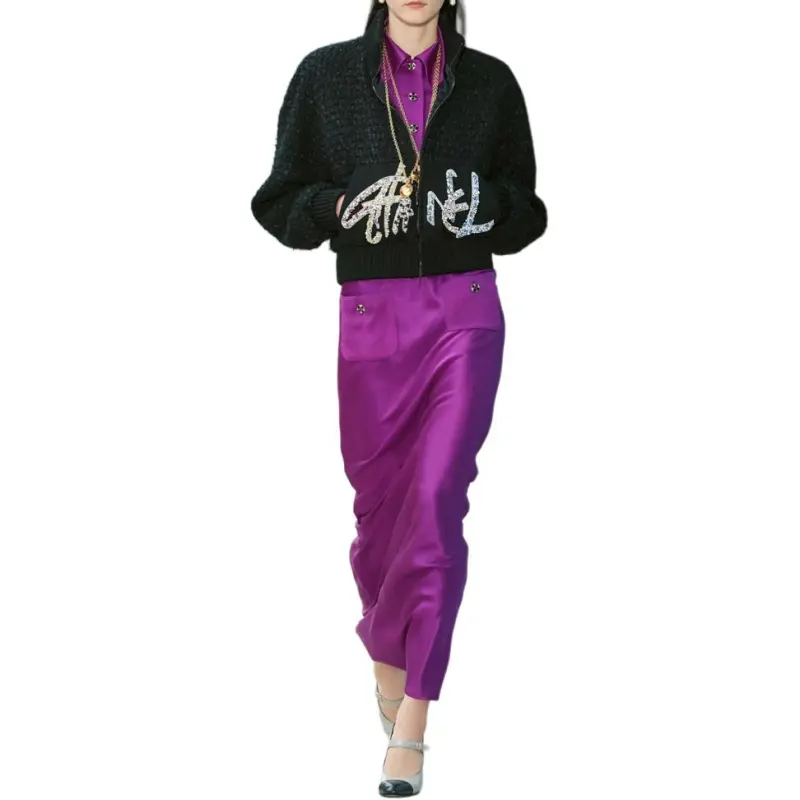CHANEL Shirts Women's Purple-1