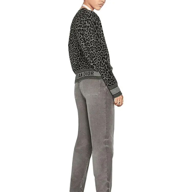 DIOR SS21 Sweater Women's Black Gray Color-3
