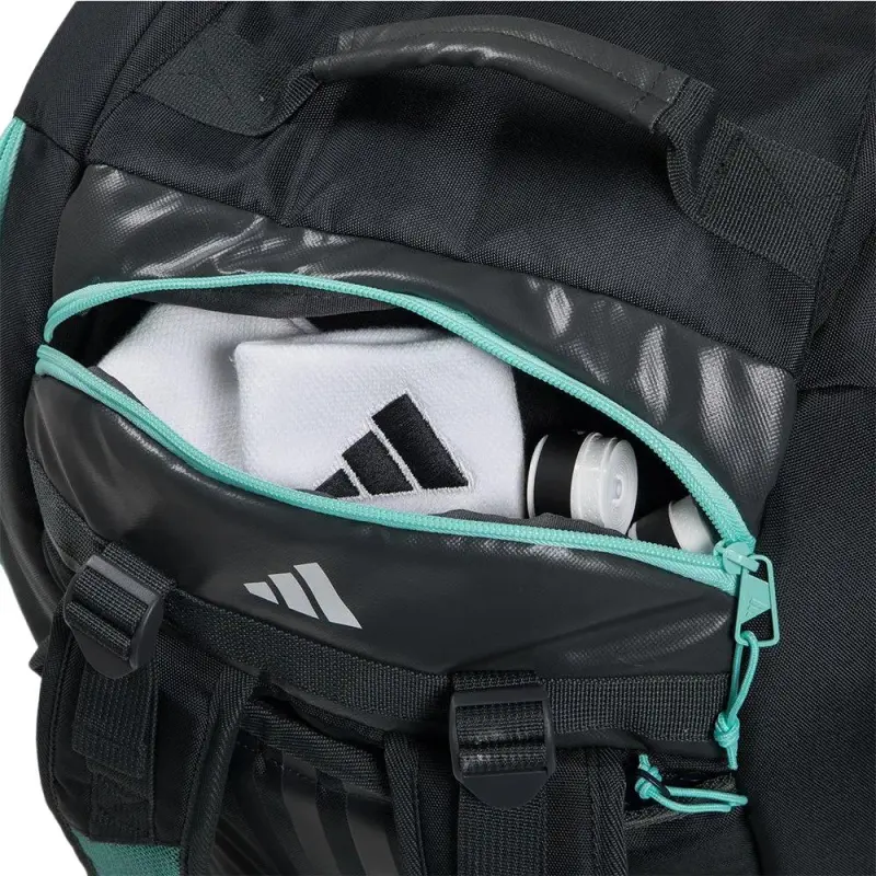 Adidas Tennis Racket Bags 100% Polyester And Insulating Material Unisex 39 X 55 X 27.5 Centimeters Black/Blue-2