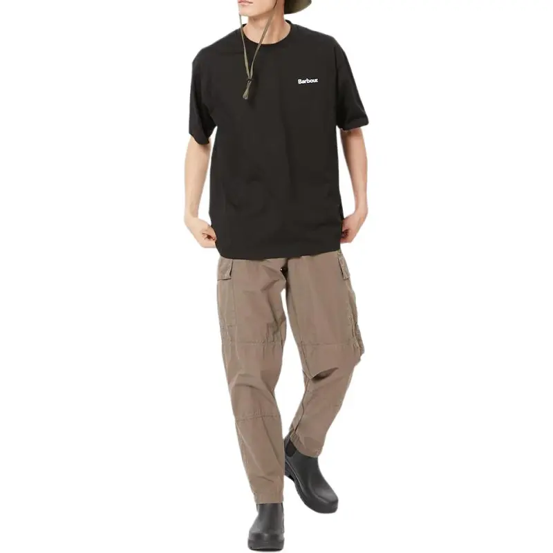 BARBOUR T Shirts Unisex Black-2