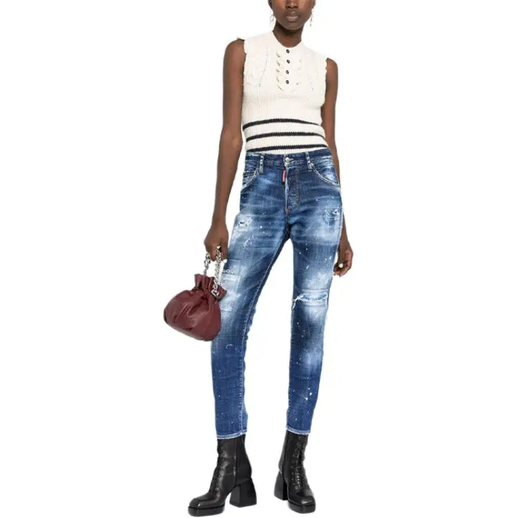 DSQUARED 2 FW21 Jeans Women's Blue-1
