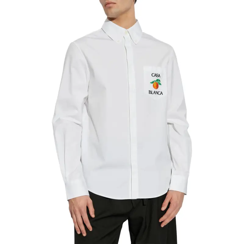 CASABLANCA Embroidered Shirt-1