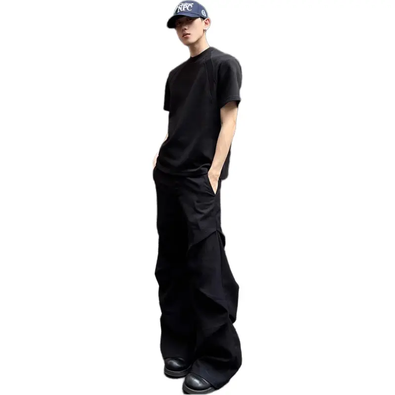 KVIV T Shirts Men Black -5
