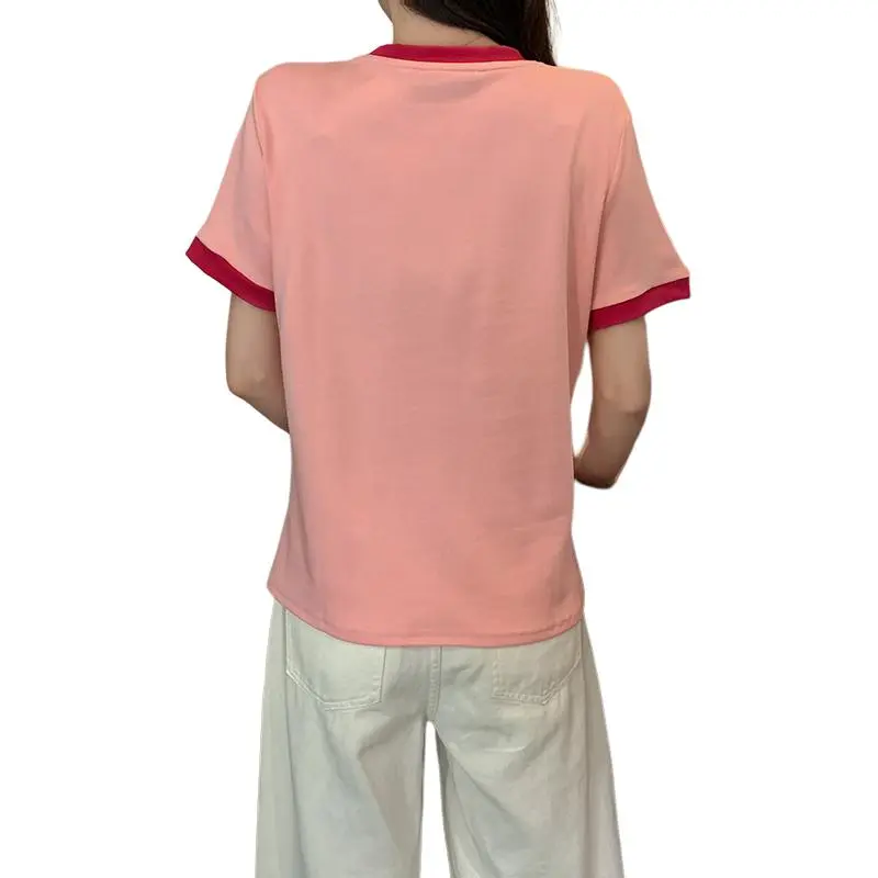 GOSO T Shirts Women's Pink-4