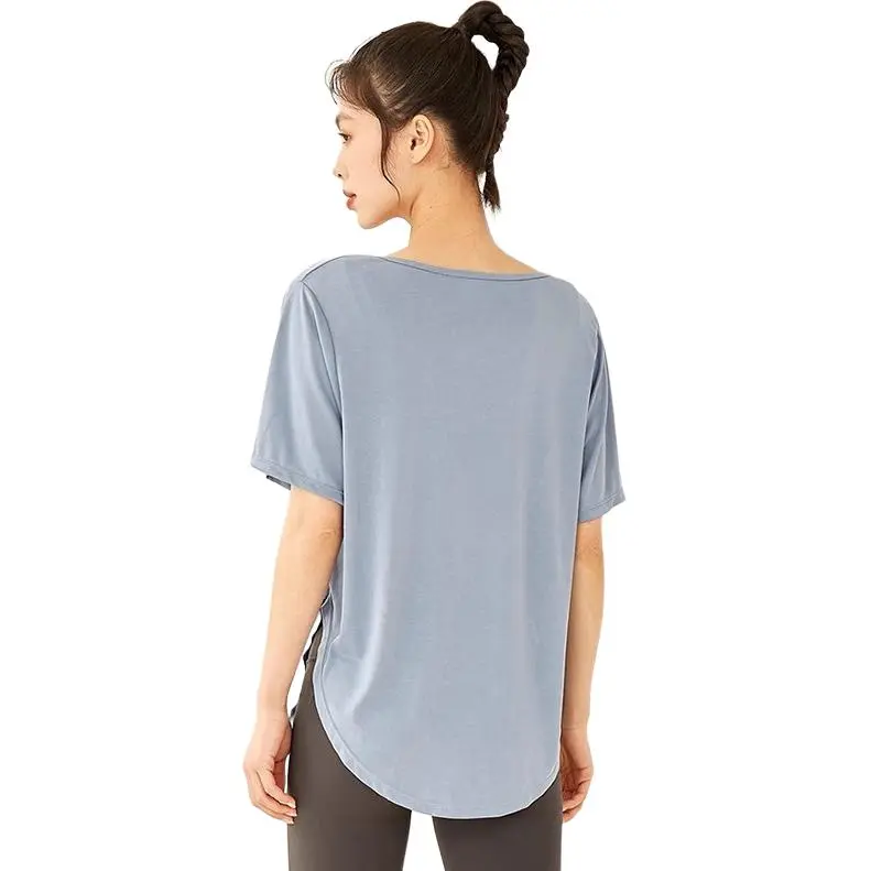 GUAILILUOLI Yoga T Shirt Women's-1