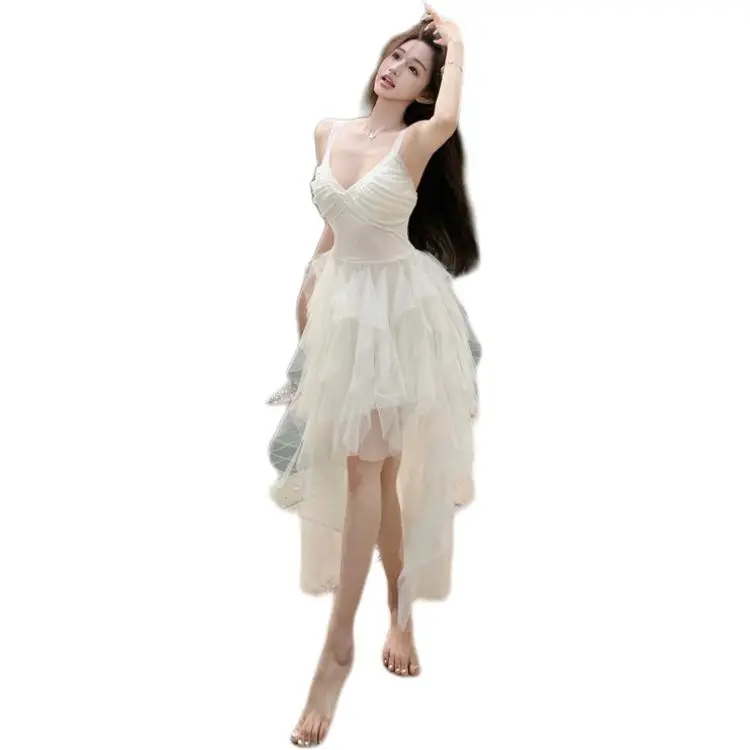 GOSO Slip Dresses Women's Apricot-1