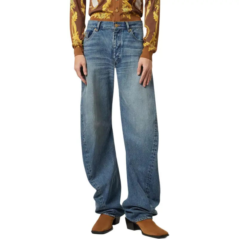 VERSACE Twisted Baggy Jeans-2