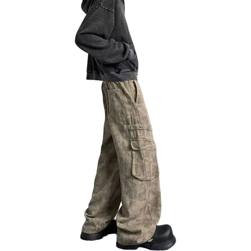 Go It Alone Casual Pants Unisex Camouflage-1