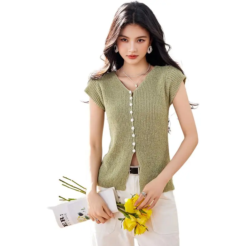 La Chapelle Knitwear Women's Green-1