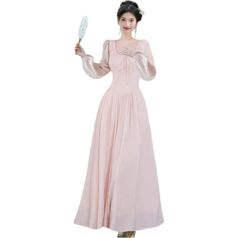 MADALLO Long Sleeved Dresses Women's Pink-1