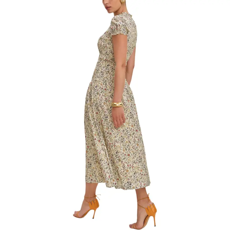 REFORMATION Kiria Dress Short Sleeved Dress Women's-1