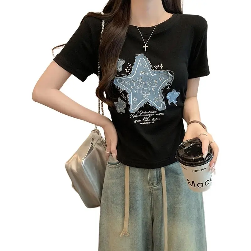 Mu Xiao Xin Set in Sleeve T Shirt Women's-1