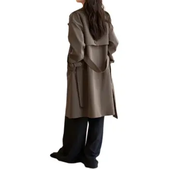 Mo Han Yi Mei Trench Coat Women's Coffee