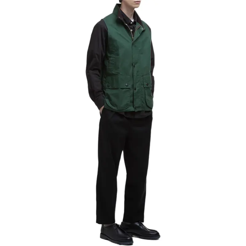 BARBOUR Vests Men Green-4